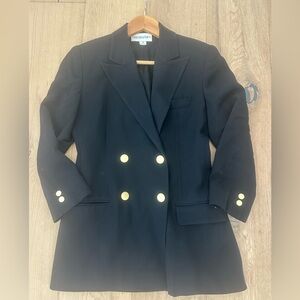 Pristine Elegant Part Wool Bloomingdales Jacket